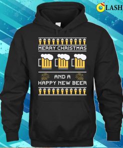 Christmas T shirt Beer Drinking Funny Christmas Ugly Sweater Beer Lover T shirt 3