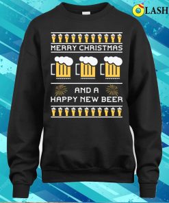 Christmas T shirt Beer Drinking Funny Christmas Ugly Sweater Beer Lover T shirt 4