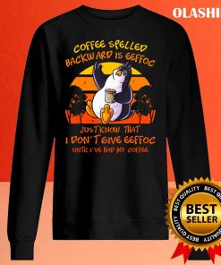 Coffee Spelled Backwards Is Eeffoc Arctic Funny T-shirt