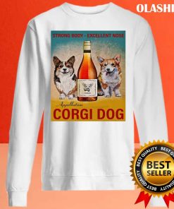 Corgi Dog Wine Shirt
