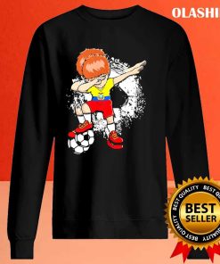 Dabbing Soccer Boy Ecuador Jersey Ecuadorian Football Fans T-shirt