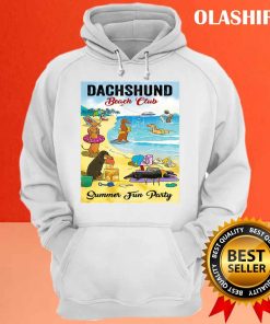 Dachshund Bear Club Summer Fun Party Shirt 2 Dachshund Bear Club Summer Fun Party Shirt 3