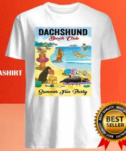 Dachshund Bear Club Summer Fun Party Shirt 3 Dachshund Bear Club Summer Fun Party Shirt 4