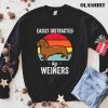 Dachshund Easily Distracted By Wieners Vintage Shirt
