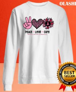 Diabetes Awareness Shirt, Peace Love Cure T-Shirt