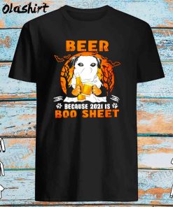 Discount beer Because 2021 is Boo Sheet Halloween shirt Discount beer Because 2021 is Boo Sheet Halloween shirt