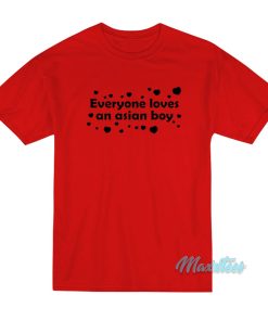 Everyone Loves An Asian Boy Benchwarmers T-Shirt Everyone Loves An Asian Boy Benchwarmers T-Shirt