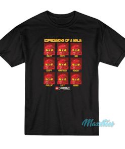 Expressions Of A Ninja Lego Ninjago T-Shirt