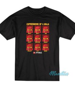 Expressions Of A Ninja Lego Ninjago T-Shirt
