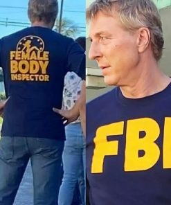 FBI Female Body Inspector Cobra Kai T-Shirt 2 FBI Female Body Inspector Cobra Kai T Shirt 3