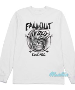 Fall Out Boy Chicago Skull Long Sleeve Shirt