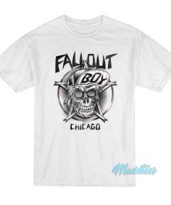 Fall Out Boy Chicago Skull T-Shirt Fall Out Boy Chicago Skull T-Shirt