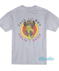 Fall Out Boy Folie A Deux Distressed Bear T-Shirt Fall Out Boy Folie A Deux Distressed Bear T-Shirt