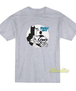 Family Guy Brian and Stewie Batman T-Shirt
