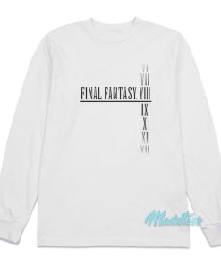 Final Fantasy VI VII VIII IX X XI XII Long Sleeve Shirt 1