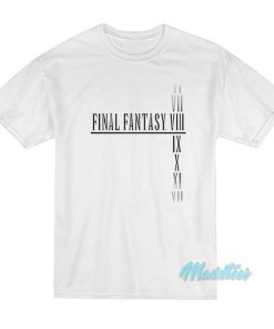 Final Fantasy VI VII VIII IX X XI XII T-Shirt Final Fantasy VI VII VIII IX X XI XII T-Shirt