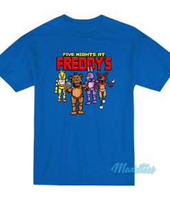Five Nights At Freddy’s Animatronics Group T-Shirt Five Nights At Freddy’s Animatronics Group T-Shirt