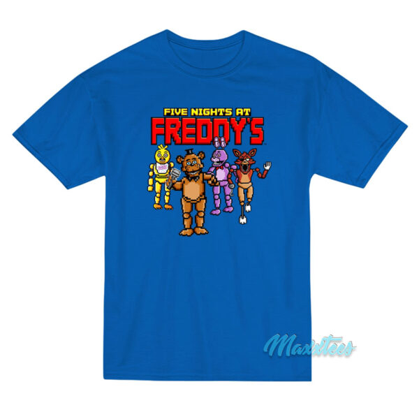 Five Nights At Freddy's Animatronics Group T-Shirt Five Nights At Freddy's Animatronics Group T-Shirt