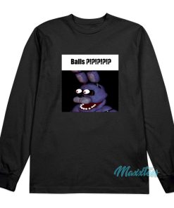 Five Nights At Freddy’s Bonnie Balls Long Sleeve Shirt Five Nights At Freddy’s Bonnie Balls Long Sleeve Shirt