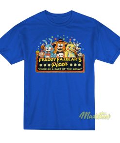 Five Nights At Freddys Freddy Fazbears Pizza T-Shirt Five Nights At Freddys Freddy Fazbears Pizza T-Shirt