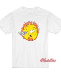 Flamed Bart Off White T-Shirt