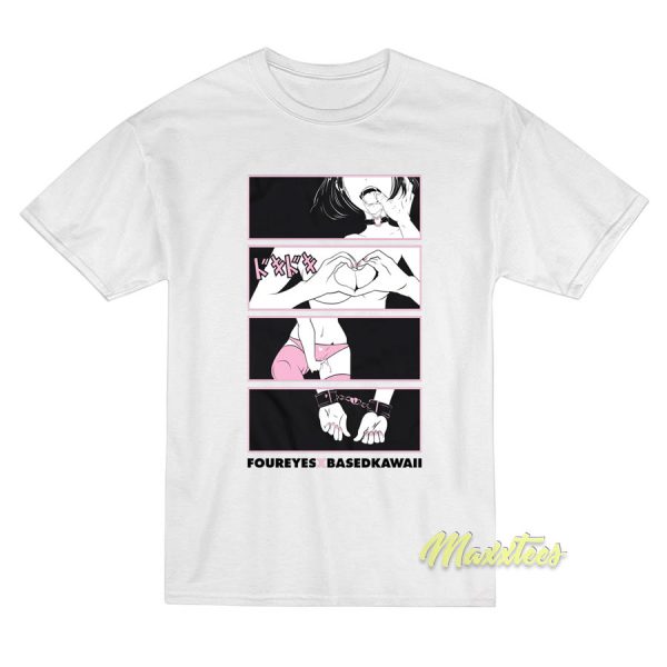 Foureyes X Based Kawaii Anime T-Shirt Foureyes X Based Kawaii Anime T-Shirt