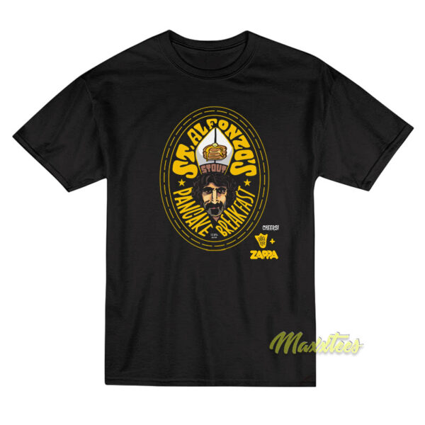 Frank Zappa Beer St Alfonzo's T-Shirt Frank Zappa Beer St Alfonzo's T-Shirt