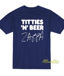 Frank Zappa Titties N Beer T-Shirt