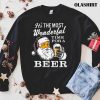 Funny Its The Most Wonderful Time For A Beer Mens Tshirt