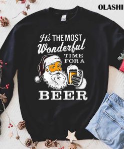 Funny Its The Most Wonderful Time For A Beer Mens Tshirt Funny Its The Most Wonderful Time For A Beer Mens Tshirt