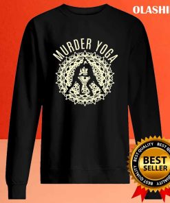 Funny Murder Yoga Wrestling Fan Wrestler Accessories T-shirt