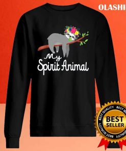 Funny Sloth Gift For Men Women Kids My Spirit Animal Is A Sloth T-shirt