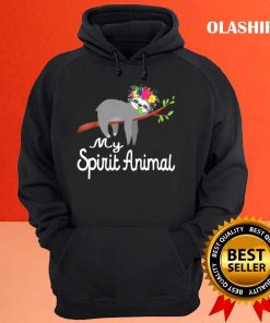 Funny Sloth Gift For Men Women Kids My Spirit Animal Is A Sloth T shirt 3