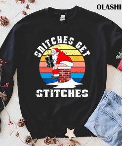 Funny Snitches Get Stitches Santa Claus Xmas Snitches Get Stitches Classic T-shirt Funny Snitches Get Stitches Santa Claus Xmas Snitches Get Stitches Classic T-shirt