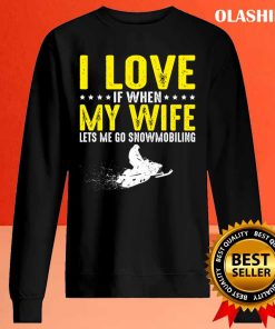 Funny Snowmobile Rider Snowmobiling Winter Sports T shirt 2
