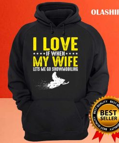 Funny Snowmobile Rider Snowmobiling Winter Sports T shirt 3