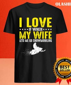 Funny Snowmobile Rider Snowmobiling Winter Sports T shirt 4