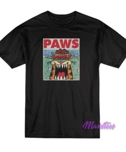 Garfield Paws Jaws Parody T-Shirt