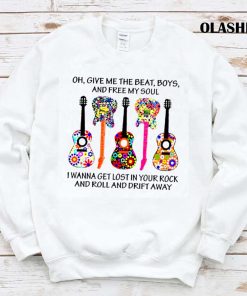 Give Me The Beat Boys And Free My Soul Guitar Shirt
