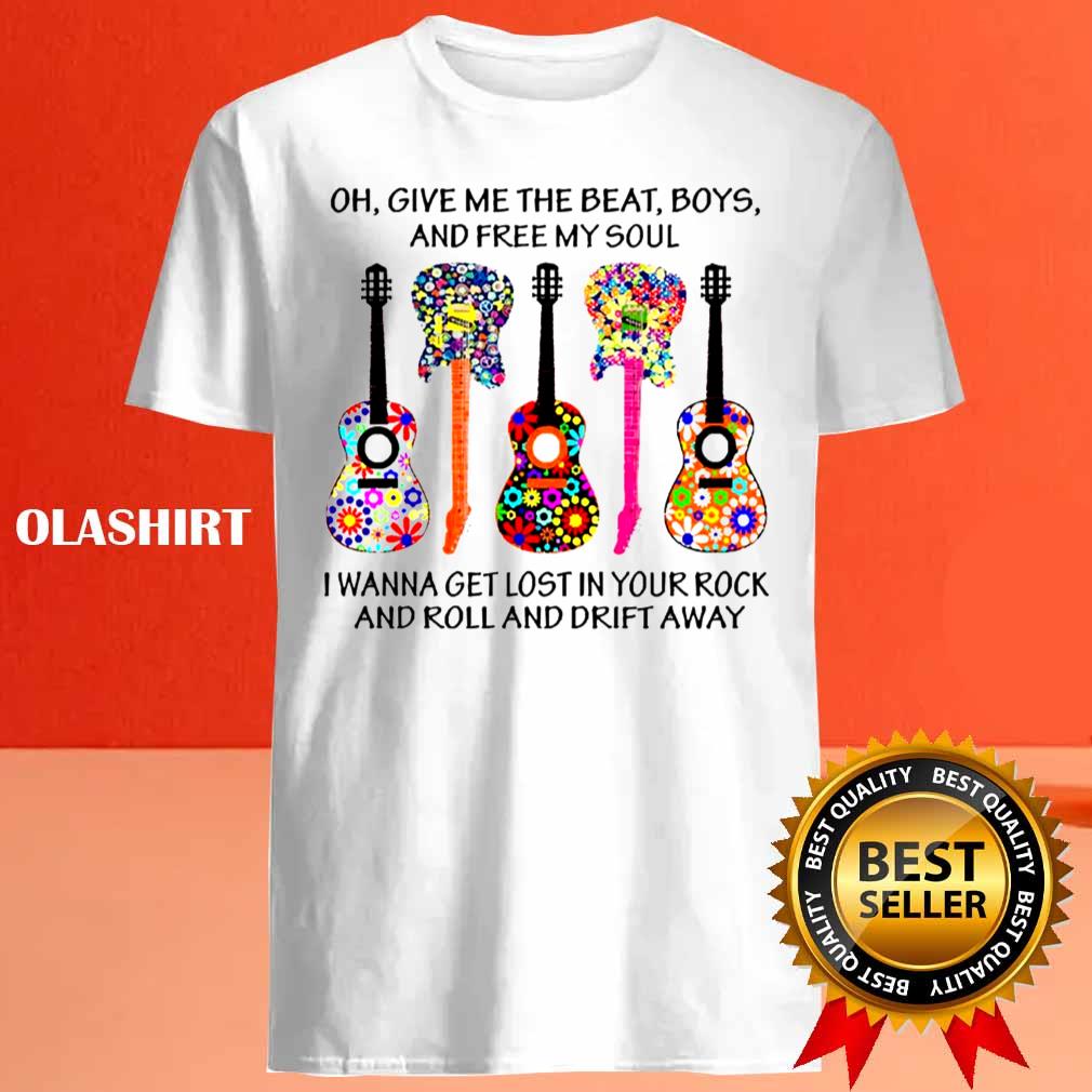 Give Me The Beat Boys And Free My Soul Guitar Shirt Give Me The Beat Boys And Free My Soul Guitar Shirt