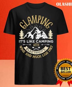 Glamping Definition T-Shirt, Glamper Women Wine Funny Camping T-shirt 3 Glamping Definition T Shirt Glamper Women Wine Funny Camping T shirt 4