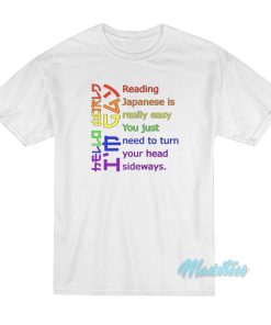 Hello world Im Gay Reading Japanese T Shirt 2