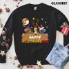 Horse Halloween And Merry Christmas Happy Hallothanksmas T-shirt