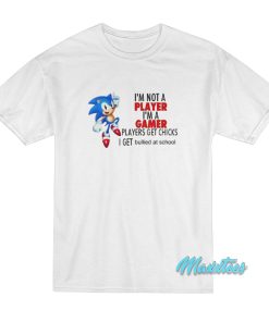 I’m Not A Player I’m A Gamer Sonic T-Shirt I’m Not A Player I’m A Gamer Sonic T-Shirt