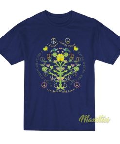 I Declare World Peace Tree Jigsaw Puzzle T-Shirt