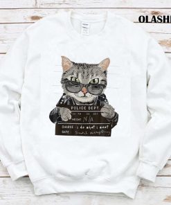 I Do What I Want Funny Cat Scratched Shirt