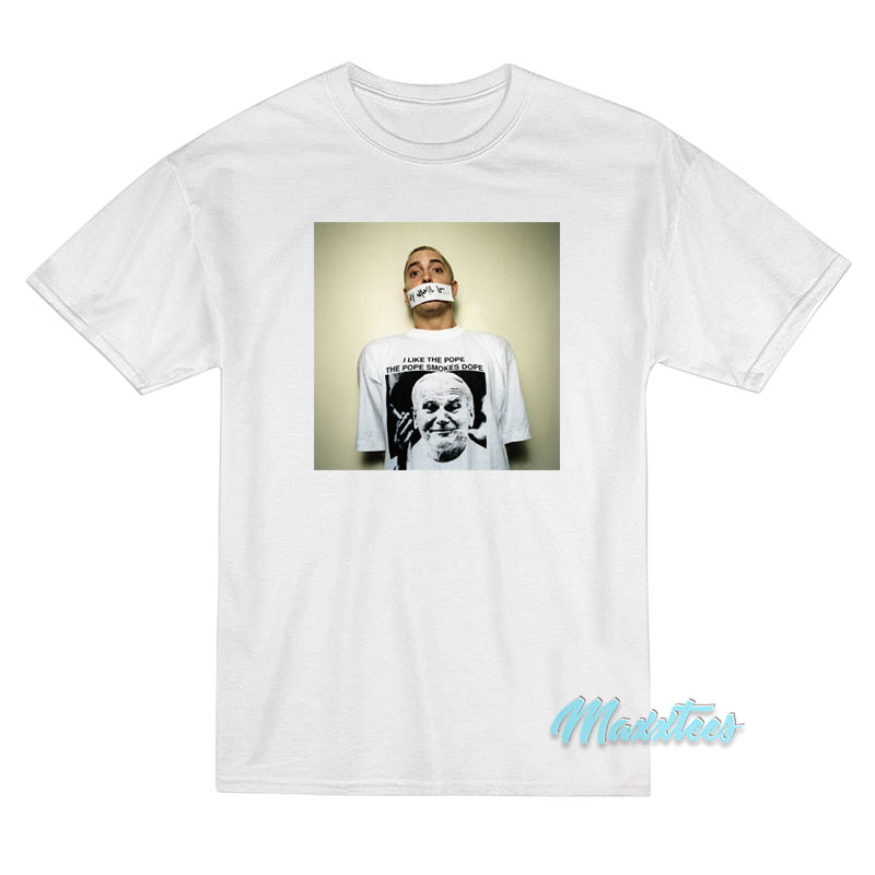 I Like The Pope The Pope Smokes Dope Eminem T-Shirt I Like The Pope The Pope Smokes Dope Eminem T-Shirt