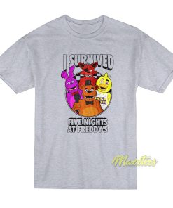 I Survived Five Night At Freddy’s T-Shirt I Survived Five Night At Freddy’s T-Shirt