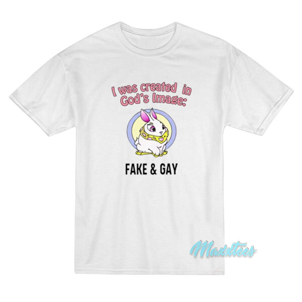 I Was Created In God’s Image Fake And Gay T-Shirt I Was Created In God’s Image Fake And Gay T-Shirt