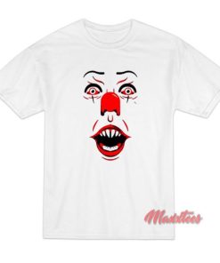 IT Stephen King Face Halloween T-Shirt on Sale